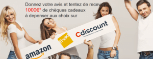 Donnez votre avis et tentez de recevoir 1000E de cheques cadeaux