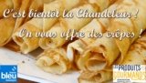 Dégustation gratuite de crêpes sucrées et salées le 2 février – Besançon (25)